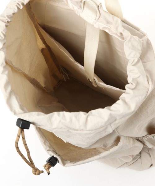 studio CLIP（スタディオクリップ）の「ナイロンドロストリュック（バックパック/リュック・レディース・チャコール/オフホワイト・FREE）」の18枚目の写真