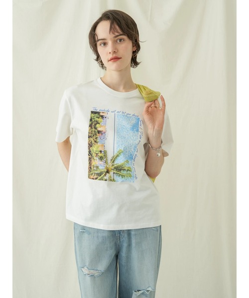 AMERICAN HOLIC(アメリカンホリック)の「In the Water Photo Tee(Tシャツ/カットソー・レディース・A/B・M/L)」の8枚目の写真