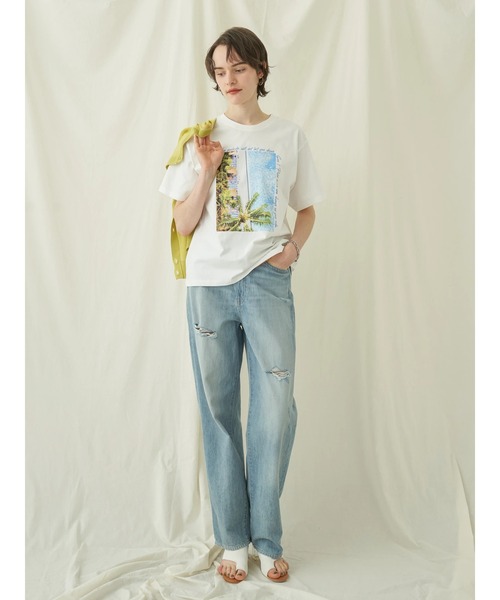 AMERICAN HOLIC(アメリカンホリック)の「In the Water Photo Tee(Tシャツ/カットソー・レディース・A/B・M/L)」の11枚目の写真