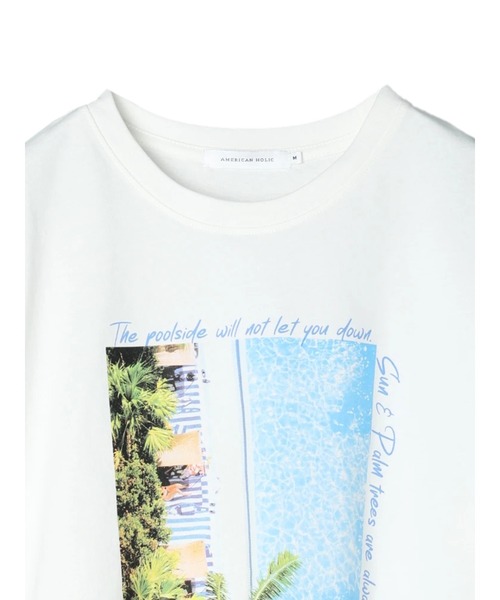 AMERICAN HOLIC(アメリカンホリック)の「In the Water Photo Tee(Tシャツ/カットソー・レディース・A/B・M/L)」の22枚目の写真