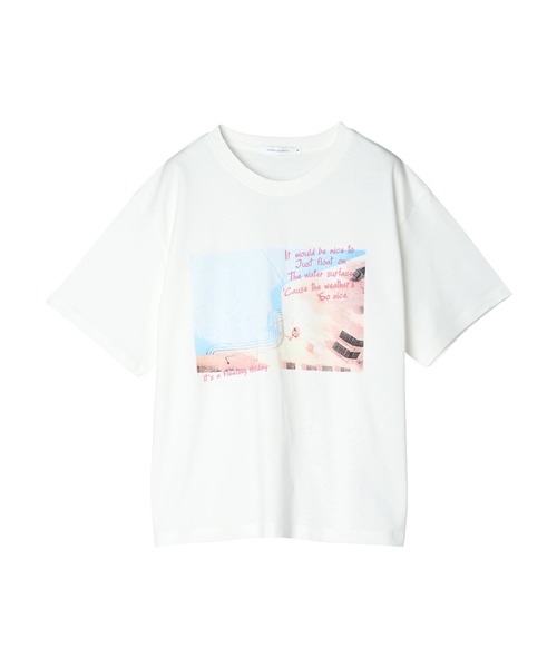 AMERICAN HOLIC(アメリカンホリック)の「In the Water Photo Tee(Tシャツ/カットソー・レディース・A/B・M/L)」の6枚目の写真