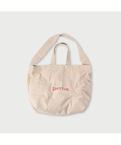 45R（フォーティファイブアール）の「インドの45星トート（大）（トートバッグ・レディース・ホワイト系その他2/ブルー/ホワイト系その他/ブラウン/ピンク・FREE）」の2枚目の写真