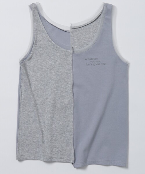 Firsthand（ファーストハンド）の「Firsthand/ファーストハンド シアーリブタンク / メロータンクトップ（タンクトップ・レディース・グレー/ホワイト/ブラック・ﾌﾘ-）」の4枚目の写真