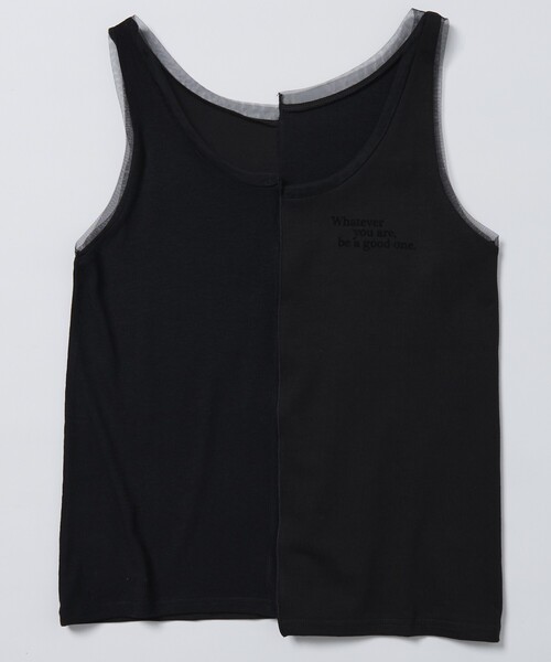 Firsthand（ファーストハンド）の「Firsthand/ファーストハンド シアーリブタンク / メロータンクトップ（タンクトップ・レディース・グレー/ホワイト/ブラック・ﾌﾘ-）」の6枚目の写真