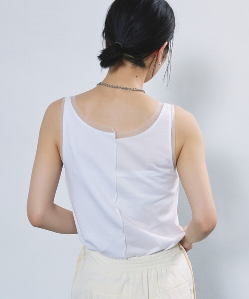 Firsthand（ファーストハンド）の「Firsthand/ファーストハンド シアーリブタンク / メロータンクトップ（タンクトップ・レディース・グレー/ホワイト/ブラック・ﾌﾘ-）」の22枚目の写真