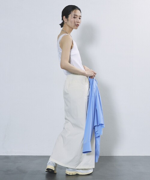 Firsthand（ファーストハンド）の「Firsthand/ファーストハンド シアーリブタンク / メロータンクトップ（タンクトップ・レディース・グレー/ホワイト/ブラック・ﾌﾘ-）」の14枚目の写真