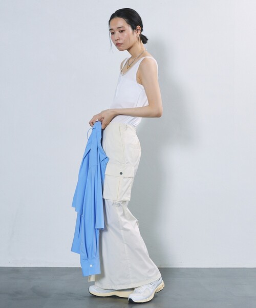 Firsthand（ファーストハンド）の「Firsthand/ファーストハンド シアーリブタンク / メロータンクトップ（タンクトップ・レディース・グレー/ホワイト/ブラック・ﾌﾘ-）」の16枚目の写真