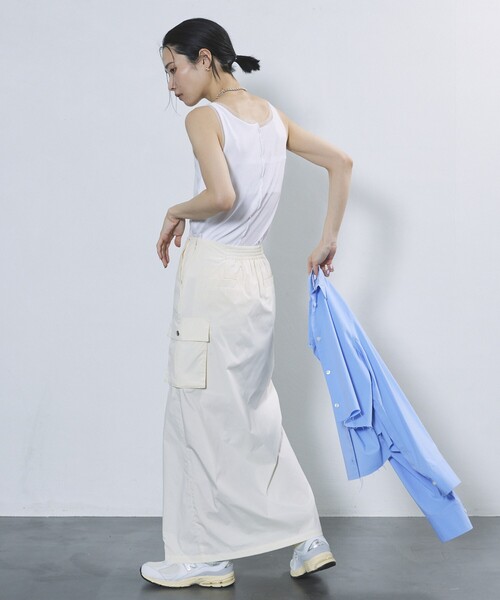 Firsthand（ファーストハンド）の「Firsthand/ファーストハンド シアーリブタンク / メロータンクトップ（タンクトップ・レディース・グレー/ホワイト/ブラック・ﾌﾘ-）」の9枚目の写真