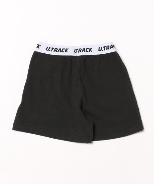 URBAN CHERRY（アーバンチェリー）の「【U.TRACK】ロゴテープデザインリブショートパンツ（その他パンツ・キッズ・ブラック/アイボリー・110cm/120cm/130cm/140cm/150cm）」の21枚目の写真