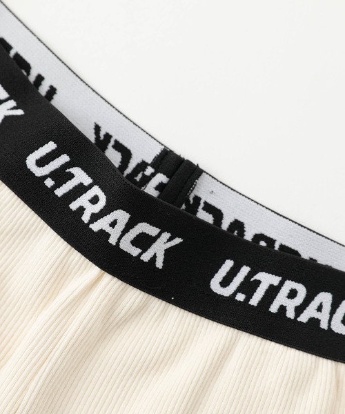 URBAN CHERRY（アーバンチェリー）の「【U.TRACK】ロゴテープデザインリブショートパンツ（その他パンツ・キッズ・ブラック/アイボリー・110cm/120cm/130cm/140cm/150cm）」の17枚目の写真