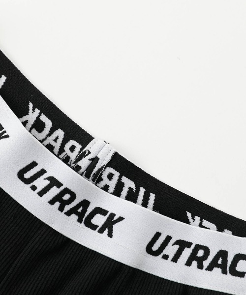 URBAN CHERRY（アーバンチェリー）の「【U.TRACK】ロゴテープデザインリブショートパンツ（その他パンツ・キッズ・ブラック/アイボリー・110cm/120cm/130cm/140cm/150cm）」の11枚目の写真