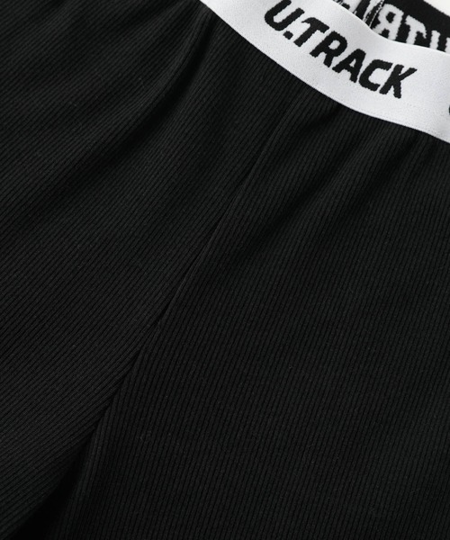 URBAN CHERRY（アーバンチェリー）の「【U.TRACK】ロゴテープデザインリブショートパンツ（その他パンツ・キッズ・ブラック/アイボリー・110cm/120cm/130cm/140cm/150cm）」の12枚目の写真