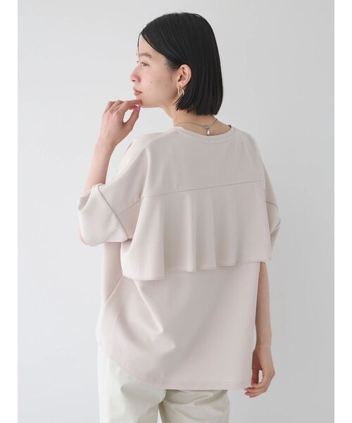 セール】接触冷感バックフレアポンチプルオーバー（Tシャツ