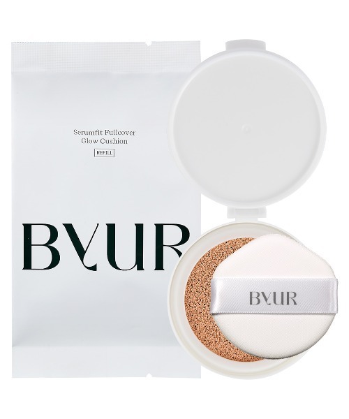 ByUR（バイユア）の「セラムフィット フルカバー グロークッション リフィル（ファンデーション・レディース・リフィル 21 ナチュラルベージュ/リフィル 17 フェア/リフィル 23 サンド・FREE）」の3枚目の写真