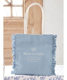 Maison de FLEUR | デニムフリルトートバッグ(トートバッグ)