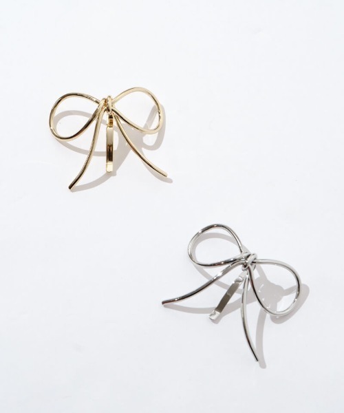 flower（フラワー）の「シンリボンピン（ヘアピン・レディース・シルバー/ゴールド・FREE）」の7枚目の写真