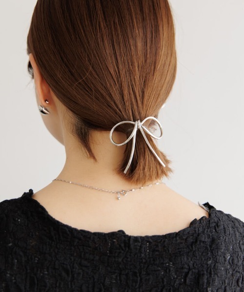 flower（フラワー）の「シンリボンピン（ヘアピン・レディース・シルバー/ゴールド・FREE）」の8枚目の写真