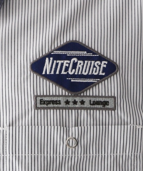 RAGEBLUE（レイジブルー）の「ワッペン刺繍/オーバーサイズレギュラーカラーシャツ（シャツ/ブラウス・メンズ・グレー/ブルー・MEDIUM/LARGE）」の19枚目の写真