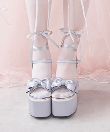 DearMyLoveRose（ディアマイラブローズ）の「ビッグリボン厚底サンダル（サンダル）」