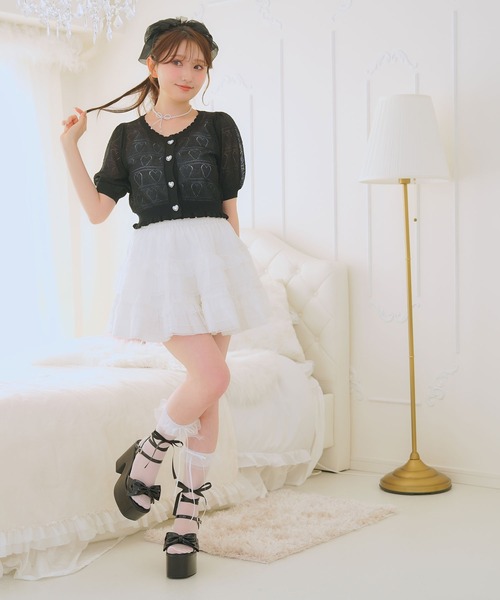 DearMyLoveRose(ディアマイラブローズ)の「ビッグリボン厚底サンダル(サンダル・レディース・ブラック/ベビーピンク/ブラック系その他/オフホワイト/ライトブルー/ピンク系その他/ブラック系その他2・25.5cm/25cm/24.5cm/24cm/23.5cm/23cm/22.5cm/23.0cm)」の19枚目の写真