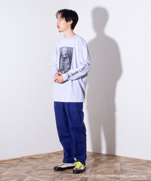 GOOD ROCK SPEED（グッドロックスピード）の「【GOOD ROCK SPEED/グッドロックスピード】LIFE フォト ロンT 長袖Tシャツ（Tシャツ/カットソー・メンズ・アッシュグレー/ホワイト・M/L）」の10枚目の写真