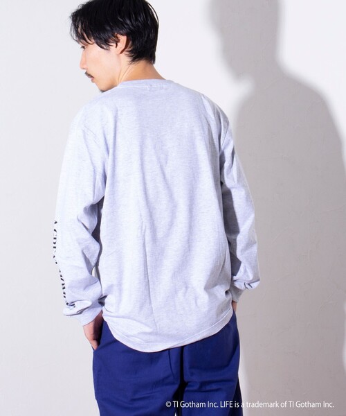 GOOD ROCK SPEED（グッドロックスピード）の「【GOOD ROCK SPEED/グッドロックスピード】LIFE フォト ロンT 長袖Tシャツ（Tシャツ/カットソー・メンズ・アッシュグレー/ホワイト・M/L）」の14枚目の写真