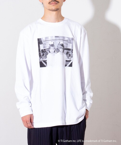 GOOD ROCK SPEED（グッドロックスピード）の「【GOOD ROCK SPEED/グッドロックスピード】LIFE フォト ロンT 長袖Tシャツ（Tシャツ/カットソー・メンズ・アッシュグレー/ホワイト・M/L）」の20枚目の写真