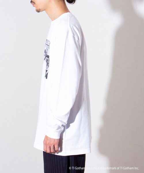 GOOD ROCK SPEED（グッドロックスピード）の「【GOOD ROCK SPEED/グッドロックスピード】LIFE フォト ロンT 長袖Tシャツ（Tシャツ/カットソー・メンズ・アッシュグレー/ホワイト・M/L）」の21枚目の写真