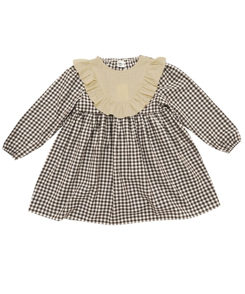 Bee des Bee（ビーデスビー）の「長袖ワンピース（ワンピース・キッズ・ベージュ系その他/ブラック×レッド/ホワイト×ブラック・120cm/110cm/130cm/150cm/140cm）」の7枚目の写真