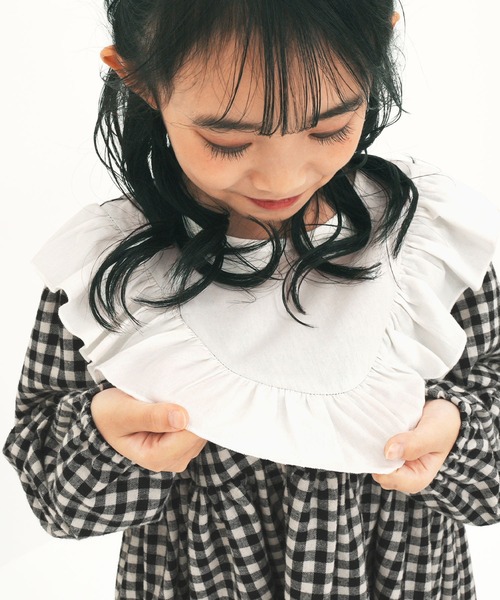 Bee des Bee（ビーデスビー）の「長袖ワンピース（ワンピース・キッズ・ベージュ系その他/ブラック×レッド/ホワイト×ブラック・120cm/110cm/130cm/150cm/140cm）」の5枚目の写真