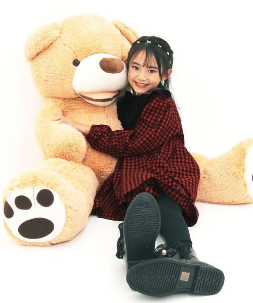 Bee des Bee（ビーデスビー）の「長袖ワンピース（ワンピース・キッズ・ベージュ系その他/ブラック×レッド/ホワイト×ブラック・120cm/110cm/130cm/150cm/140cm）」の12枚目の写真