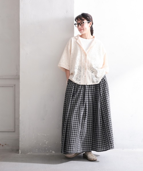 soulberry（ソウルベリー）の「こなれの素のTシャツ（Tシャツ/カットソー・レディース・オフホワイト・M/4L/3L/LL/L/5L）」の4枚目の写真