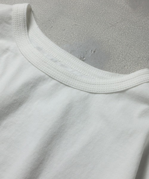soulberry（ソウルベリー）の「こなれの素のTシャツ（Tシャツ/カットソー・レディース・オフホワイト・M/4L/3L/LL/L/5L）」の6枚目の写真