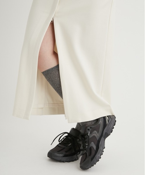 emmi（エミ）の「eco ジャージーＩラインスカート（スカート・レディース・アイボリー/ブラック・1/0）」の15枚目の写真