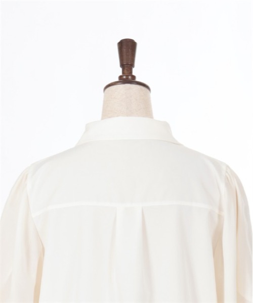 axes femme（アクシーズファム）の「フレア袖カットワークブラウス（シャツ/ブラウス・レディース・キナリ/ラベンダー/ブラック・FREE）」の22枚目の写真