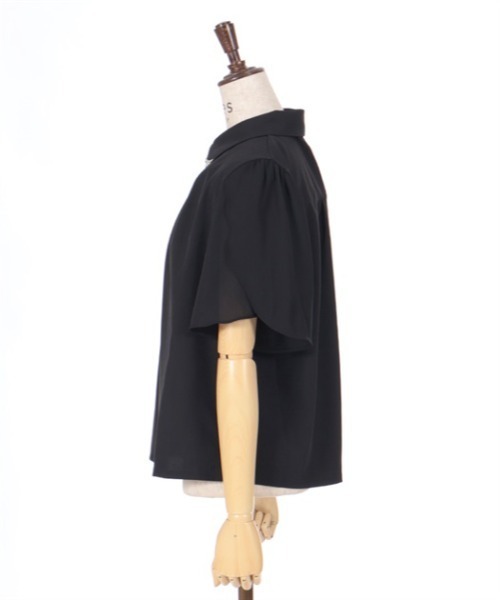 axes femme（アクシーズファム）の「フレア袖カットワークブラウス（シャツ/ブラウス・レディース・キナリ/ラベンダー/ブラック・FREE）」の19枚目の写真