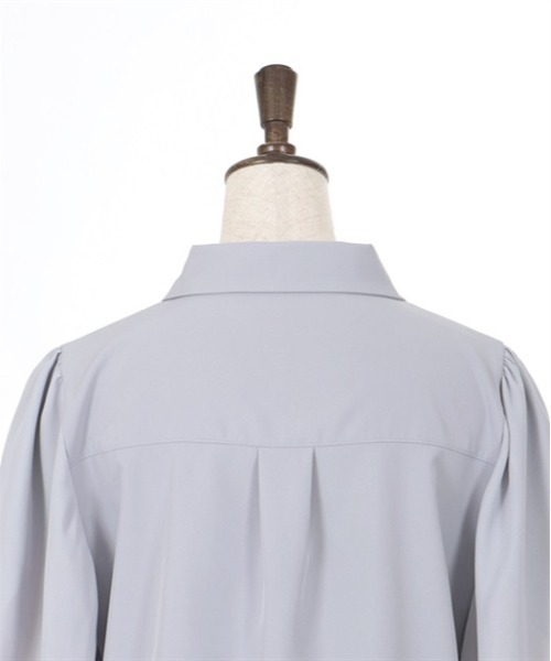 axes femme（アクシーズファム）の「フレア袖カットワークブラウス（シャツ/ブラウス・レディース・キナリ/ラベンダー/ブラック・FREE）」の5枚目の写真