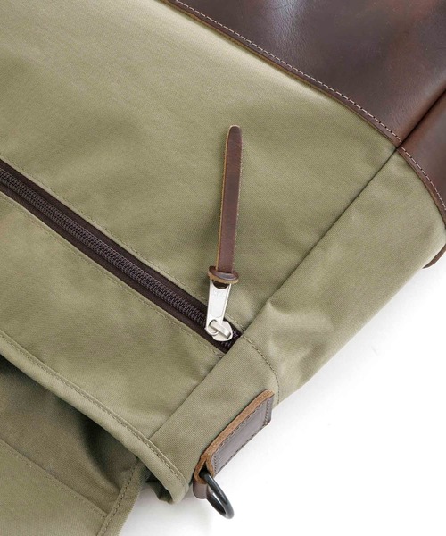STANDARD SUPPLY（スタンダードサプライ）の「アーツアンドクラフツ / CORDURA SPAN コーデュラスパン / HUNTING SHOULDER M ハンティングショルダーM（ショルダーバッグ・メンズ・ダークベージュ/ブラック・FREE）」の9枚目の写真