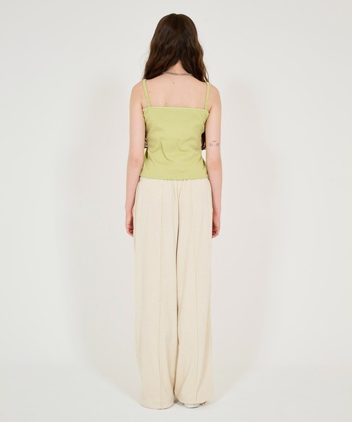 TINA:JOJUN(ティーナジョジュン)の「2WAY フラワー刺繍キャミソール TINA:JOJUN(キャミソール・レディース・ミント/ホワイト/チェリーピンク・M)」の17枚目の写真