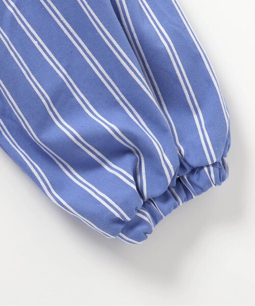 apres les cours（アプレレクール）の「【リンク】アプレのヒロインワンピ（ワンピース・キッズ・チェック/インディゴブルー/アイボリー/ストライプ・80/90/100/110/120/130/140）」の19枚目の写真