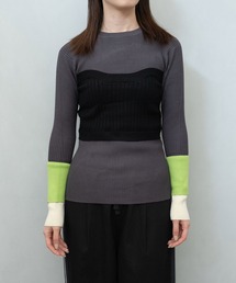 MARECHAL TERRE（マルシャルテル）の「ビスチェリブニット（ニット/セーター・レディース）」