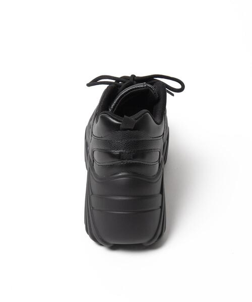 WEGO（ウィゴー）の「WEGO/ボリュームレースアップスニーカー（スニーカー・レディース・シルバー/ホワイト/その他1/ブラック・MEDIUM/LARGE）」の18枚目の写真