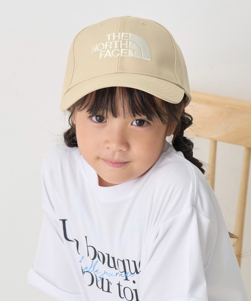 THE NORTH FACE(ザノースフェイス)の「【KIDS】【THE NORTH FACE/ザ・ノース・フェイス】TNFLogo Cap(キャップ・キッズ・ベージュ/ネイビー・FREE)」の1枚目の写真