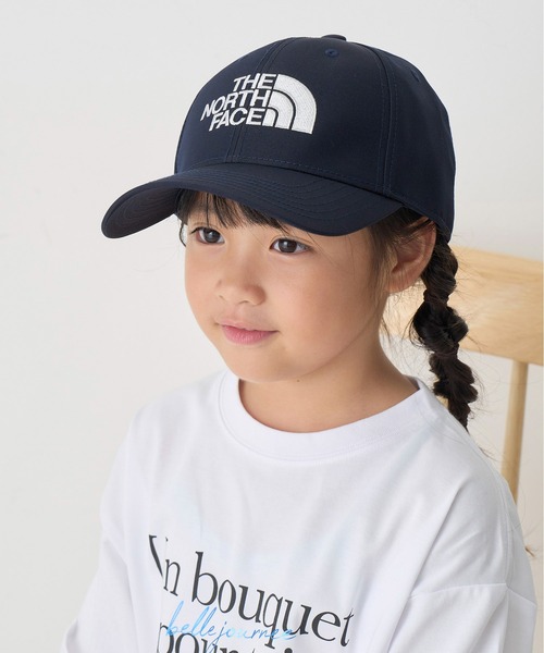 THE NORTH FACE(ザノースフェイス)の「【KIDS】【THE NORTH FACE/ザ・ノース・フェイス】TNFLogo Cap(キャップ・キッズ・ベージュ/ネイビー・FREE)」の2枚目の写真