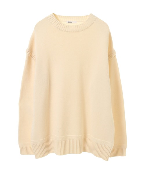 CRAFT STANDARD BOUTIQUE(クラフトスタンダードブティック)の「ガンジーニットプルオーバー ◆(ニット/セーター・レディース・レッド/ブルー/アイボリー/ブラック/カーキ・FREE)」の9枚目の写真