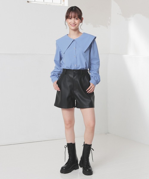 ビッグ衿ブラウス（シャツ/ブラウス）｜Honeys（ハニーズ）の