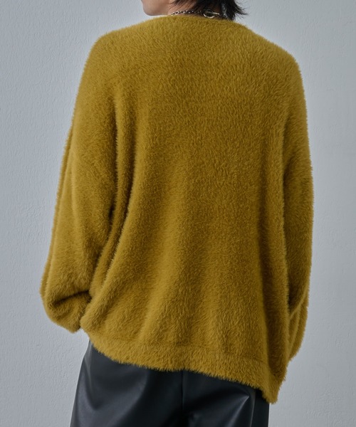 COLONY 2139（コロニートゥーワンスリーナイン）の「テックシャギーカーディガン（カーディガン/ボレロ・メンズ・グレー/ブラック/イエロー・MEDIUM/LARGE）」の14枚目の写真