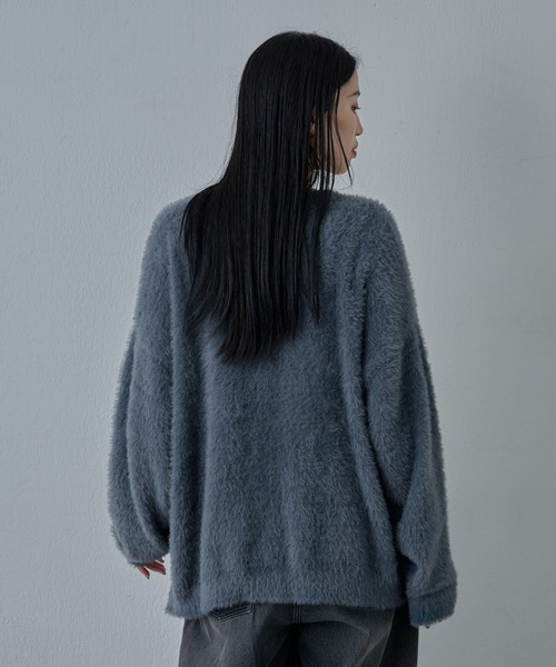 COLONY 2139（コロニートゥーワンスリーナイン）の「テックシャギーカーディガン（カーディガン/ボレロ・メンズ・グレー/ブラック/イエロー・MEDIUM/LARGE）」の9枚目の写真