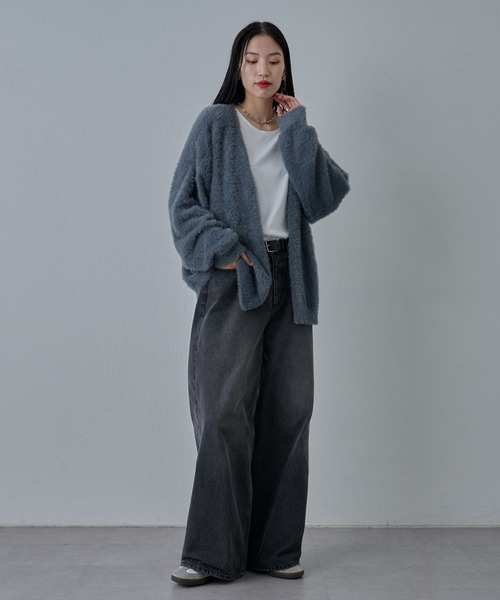 COLONY 2139（コロニートゥーワンスリーナイン）の「テックシャギーカーディガン（カーディガン/ボレロ・メンズ・グレー/ブラック/イエロー・MEDIUM/LARGE）」の20枚目の写真