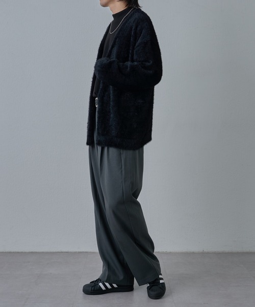 COLONY 2139（コロニートゥーワンスリーナイン）の「テックシャギーカーディガン（カーディガン/ボレロ・メンズ・グレー/ブラック/イエロー・MEDIUM/LARGE）」の17枚目の写真